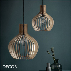 Nordlux - Groa 30 - Wood and Smoke Grey Glass Modern Designer Pendant Light - Ideal for your Kitchen, Living Room, Hotel, Bistro & Café Nordlux - Groa 30 - Wood and Smoke Grey Glass Modern Designer Pendant Light - Ideal for your Kitchen, Living Room, Hotel, Bistro & Café