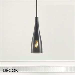 Nordlux - Embla - Grey Glass Modern Designer Pendant Light - Ideal for your Kitchen, Living Room, Hotel, Bistro & Café Nordlux - Embla - Grey Glass Modern Designer Pendant Light - Ideal for your Kitchen, Living Room, Hotel, Bistro & Café