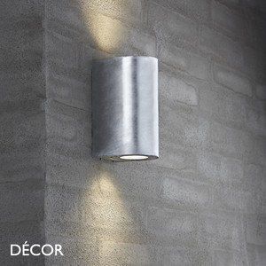 Nordlux - Canto Maxi - Galvanized Steel Modern Designer Outdoor Wall Light - Stunning Industrial Style for any Space - for your Home, Bistro, Bar & Cafe. DFTP Nordlux - Canto Maxi - Galvanized Steel Modern Designer Outdoor Wall Light - Stunning Industrial Style for any Space - for your Home, Bistro, Bar & Cafe. DFTP