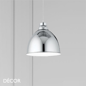 Ideal Lux - Navy - Chrome Modern Designer Pendant Light - Minimalist Industrial Italian Design for a Kitchen, Dining Room, Hotel, Restaurant, Bistro, Bar & Café Ideal Lux - Navy - Chrome Modern Designer Pendant Light - Minimalist Industrial Italian Design for a Kitchen, Dining Room, Hotel, Restaurant, Bistro, Bar & Café