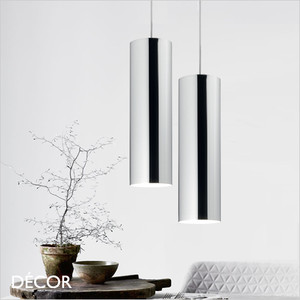 Ideal Lux - Big Look - Polished Chrome Modern Designer Cylindrical Pendant Light - Chic Italian Design - Ideal for a Kitchen, Kitchen Island, Hallway, Hotel, Bistro or Restaurant Ideal Lux - Big Look - Polished Chrome Modern Designer Cylindrical Pendant Light - Chic Italian Design - Ideal for a Kitchen, Kitchen Island, Hallway, Hotel, Bistro or Restaurant