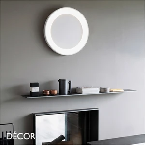 Ideal Lux -Planet 30, 40, 50 & 60 Round - Matt White Modern Designer LED Wall or Ceiling Light - Stylish Italian Design for any Contemporary Space