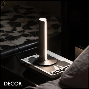 Ideal Lux - Dorica - Steel Modern Table Lamp - Minimalist Design for Any Contemporary Space