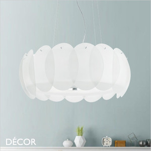 Ideal Lux - Ovalino - Large White Etched Glass Modern Designer Pendant Light - An Italian Designer Statement Piece - Retro Chic for any Inside Contemporary Space Ideal Lux - Ovalino - Large White Etched Glass Modern Designer Pendant Light - An Italian Designer Statement Piece - Retro Chic for any Inside Contemporary Space