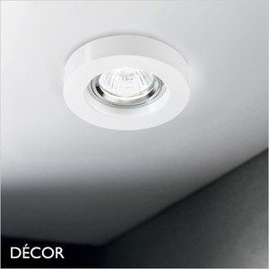 Ideal Lux - Blues - White Modern Designer Recessed Ceiling Downlight/Spotlight - Polished Minimalism with Italian Style For Any Contemporary Living Interior Space Ideal Lux - Blues - White Modern Designer Recessed Ceiling Downlight/Spotlight - Polished Minimalism with Italian Style For Any Contemporary Living Interior Space