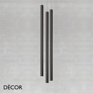 Ideal Lux - Ultrathin, 2 Sizes - Matt Black Modern Designer Rectangular LED Pendant Light - Chic Italian Design - Ideal for a Kitchen, Dining Room, Hotel, Restaurant, Bistro & Café Ideal Lux - Ultrathin, 2 Sizes - Matt Black Modern Designer Rectangular LED Pendant Light - Chic Italian Design - Ideal for a Kitchen, Dining Room, Hotel, Restaurant, Bistro & Café