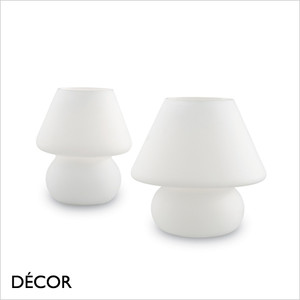 Ideal Lux - Prato, 2 Sizes - White Etched Blown Glass Diffuser Modern Designer Table Lamp - Stylish Italian Chic - Perfect for a Living Room, Reception or Bedroom Ideal Lux - Prato, 2 Sizes - White Etched Blown Glass Diffuser Modern Designer Table Lamp - Stylish Italian Chic - Perfect for a Living Room, Reception or Bedroom
