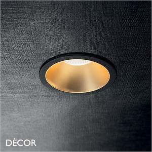 Ideal Lux - Game, Round - Gold, Silver, Black & White Modern Designer Recessed Ceiling Downlight/Spotlight - Minimalist Design For Any Contemporary Living Space Ideal Lux - Game, Round - Gold, Silver, Black & White Modern Designer Recessed Ceiling Downlight/Spotlight - Minimalist Design For Any Contemporary Living Space