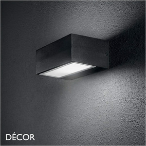 1A1 Ideal Lux - Twin - Anthracite, Black or White Modern Designer Outdoor Wall Light - Minimalist Style for any Contemporary Space - For your Home & Business 1A1 Ideal Lux - Twin - Anthracite, Black or White Modern Designer Outdoor Wall Light - Minimalist Style for any Contemporary Space - For your Home & Business