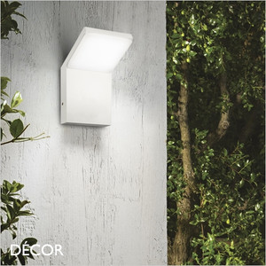 Ideal Lux - Style - White & Opal White Modern Designer Outdoor LED Wall Light - Minimalist Italian Design for the Garden & Outdoor Area of your Hotel, Bar, Bistro & Café. Ideal Lux - Style - White & Opal White Modern Designer Outdoor LED Wall Light - Minimalist Italian Design for the Garden & Outdoor Area of your Hotel, Bar, Bistro & Café.