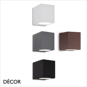 1A1 Ideal Lux - Up, Small - Anthracite, Black or White Modern Designer Cubic Outdoor Wall Light - Stunning Minimalist Style for any Contemporary Space 1A1 Ideal Lux - Up, Small - Anthracite, Black or White Modern Designer Cubic Outdoor Wall Light - Stunning Minimalist Style for any Contemporary Space