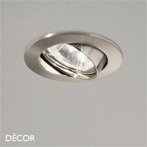 Ideal Lux - Swing - Nickel Modern Designer Directional Recessed Ceiling Downlight/Spotlight - Minimalist Design For Any Contemporary Interior Space Ideal Lux - Swing - Nickel Modern Designer Directional Recessed Ceiling Downlight/Spotlight - Minimalist Design For Any Contemporary Interior Space