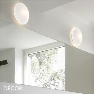 Nordlux - Standard - Opal White Glass Modern Designer Flush Fitting Ceiling Light - Minimalist Danish Design For Any Contemporary Living Space - Home & Business