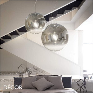 Ideal Lux - Mapa Fade, 4 Sizes: 20, 30, 40 & 50 - Clear Chrome Glass & Chrome Modern Designer Globe Ceiling Light - Minimalist Chic for your Home & Business Ideal Lux - Mapa Fade, 4 Sizes: 20, 30, 40 & 50 - Clear Chrome Glass & Chrome Modern Designer Globe Ceiling Light - Minimalist Chic for your Home & Business