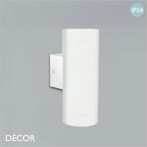 Nordlux - Tin Maxi, Double - White Modern Designer Outdoor Wall Light - Minimalist Style Light for any Garden & Outdoor Area of a Home, Hotel & Bistro Nordlux - Tin Maxi, Double - White Modern Designer Outdoor Wall Light - Minimalist Style Light for any Garden & Outdoor Area of a Home, Hotel & Bistro