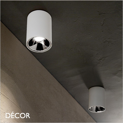 Nitro Round, 2 Sizes - White Modern Designer Recessed Ceiling LED Downlight/Spotlight - Minimalist Italian Design For Any Contemporary Space
