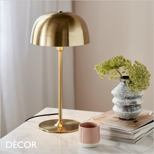 Brass modern deals table lamp