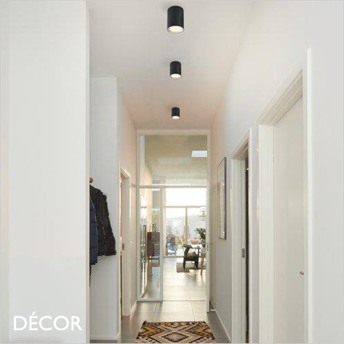 Fallon Long, MoodMaker™ - Matt Black Modern Designer Tubular LED Downlight/Spotlight - Stylish Danish Design For Any Contemporary Space