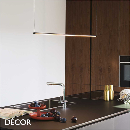 11 Essence - Matt Black Modern Suspension Light -  Minimalist Design for Any Contemporary Space