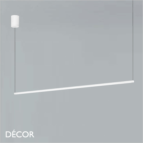 Essence - Matt White Modern Suspension Light -  Minimalist Design for Any Contemporary Space