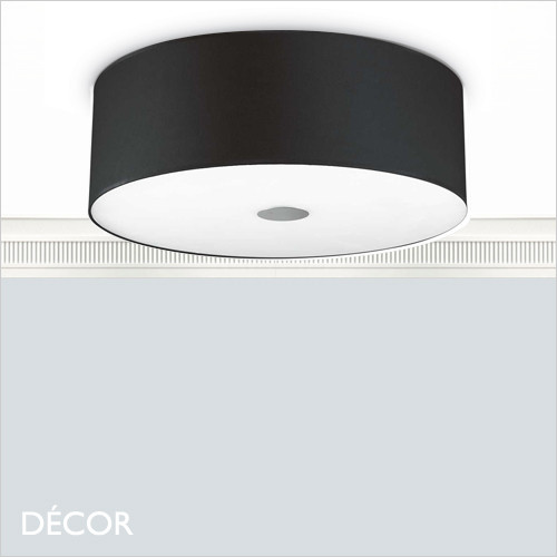 Woody 50 & 60, 2 Sizes - Large Black Modern Designer Ceiling Light - Stylish Italian Chic for Any Contemporary Space