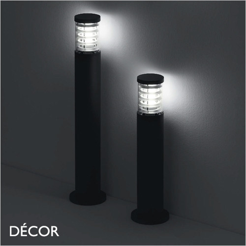 1A1 Tronco, 2 Sizes - Anthracite, Black, Grey or White Modern Designer Outdoor Post Light - Contemporary Industrial Style - Ideal for any Outdoor Area