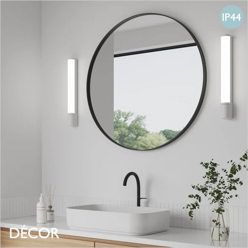 Malaika 49 - White Modern Designer LED Bathroom Wall Light - Innovative Danish Design For a Bathroom, Shower Room, Wet Room & Wash Room