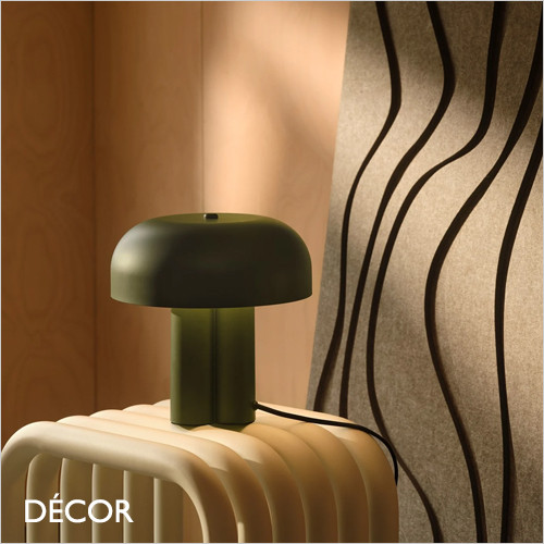Nordlux - Sandro - Dark Green Modern Designer Modern Designer Table Lamp - Iconic Danish Design for a Living Room, Study, Reception Room or Bedside