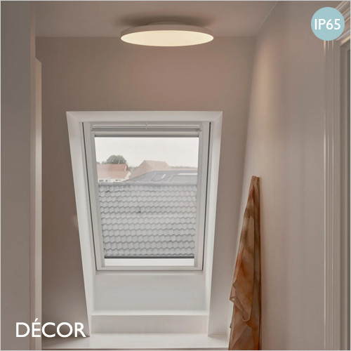 Nordlux - Serenova 36 - White Modern Designer Dimmable LED Bathroom Ceiling Light - Ideal for Any Modern Space Including Bathrooms