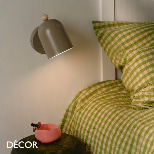 Nordlux - Gaston - Light Brown with a Wooden Detail Modern Designer Wall Light - Ideal as a Bedside Light, Reading Light or Task Light