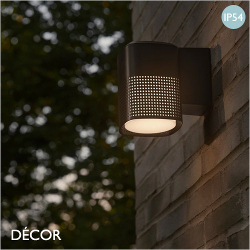 1 Nordlux - Sidara - Seaside Black Modern Designer Outdoor Garden Wall Light - Striking Danish Design for your Garden, Hotel & Bistro
