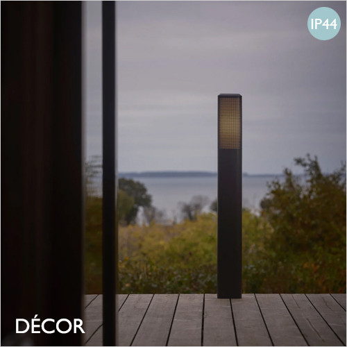 Nordlux - Sidara 95 - Seaside Black Modern Designer Outdoor Garden Post Light - Striking Danish Design for your Garden, Hotel & Bistro