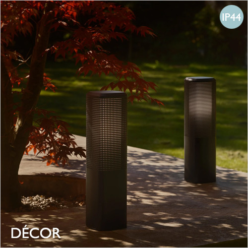 Nordlux - Sidara 45 - Seaside Black Modern Designer Outdoor Garden Post Light - Striking Danish Design for your Garden, Hotel & Bistro