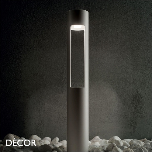 Acqua - Anthracite Modern Designer Outdoor Post Light - Minimalist Style for the Garden, Path, Driveway & Outdoor Area of your Hotel or Bistro