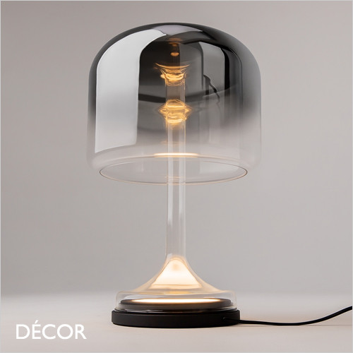 Maytoni - Spirito, Large - Black and Clear Glass Modern Designer Table Lamp - Striking Design for any Contemporary Interior Space