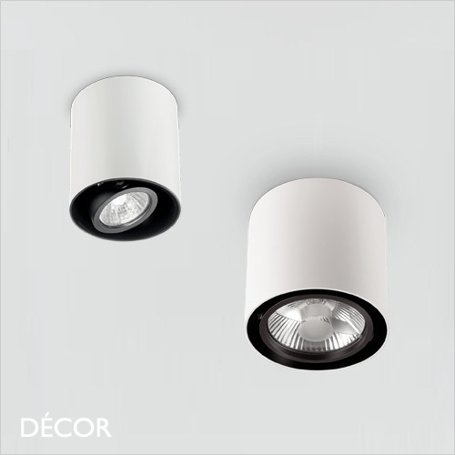 Mood, 2 Sizes - White Modern Designer Directional Recessed Ceiling Downlight/Spotlight - Stylish Italian Design For Any Contemporary Space