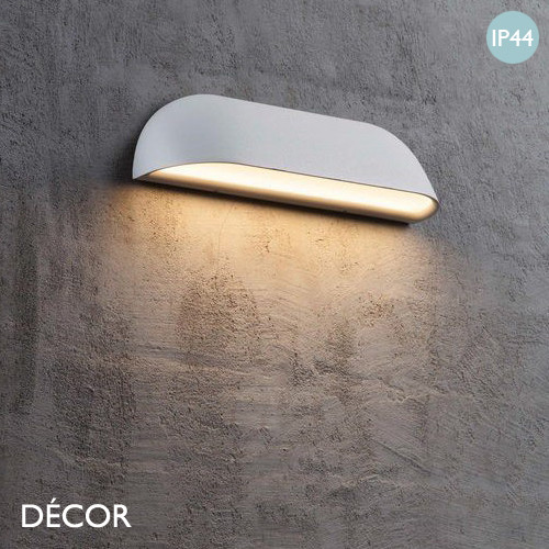 Front 26 & Front 36 - White Modern Designer Outdoor LED Wall Light - Ideal for your Garden & Outdoor Area of a Hotel, Restaurant, Bistro & Café. DFTP