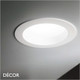 Ideal Lux - Groove Round - White - Warm or Neutral White Light, 3 Sizes - Modern Designer Recessed Ceiling Downlight/Spotlight - Minimalist Italian Design For Any Contemporary Space