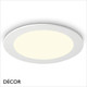 Ideal Lux - Groove Round - White - Warm or Neutral White Light, 3 Sizes - Modern Designer Recessed Ceiling Downlight/Spotlight - Minimalist Italian Design For Any Contemporary Space
