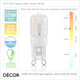 Ideal Lux - G9 2.5W LED Capsule Bulb - As Bright as a 15W Halogen Bulb - Innovative Energy Efficient Lights for your Home & Business Ideal Lux - G9 2.5W LED Capsule Bulb - As Bright as a 15W Halogen Bulb - Innovative Energy Efficient Lights for your Home & Business