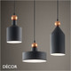 11 Ideal Lux - Triade, 3 Designs - Matt Black & Gold Modern Designer Pendant Light - Italian Design for a Kitchen, Dining Room, Living Room, Restaurant, Bistro, Bar & Café