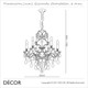 A1 Ideal Lux - Gioconda, 6 arm - Crystal & Antiqued Silver Chandelier - Opulent Italian Style for a Dining Room, Living Room, Stairs, Hallway, Hotel & Restaurant A1 Ideal Lux - Gioconda, 6 arm - Crystal & Antiqued Silver Chandelier - Opulent Italian Style for a Dining Room, Living Room, Stairs, Hallway, Hotel & Restaurant