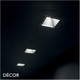 Ideal Lux - Game, Square - Black or White Modern Designer Recessed Ceiling Downlight/Spotlight - Minimalist Design For Any Contemporary Living Space