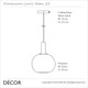 Nordlux - Alton 25 - Smoke Grey Glass Modern Designer Pendant Light - Ideal for your Kitchen, Living Room, Hotel, Bistro & Café Nordlux - Alton 25 - Smoke Grey Glass Modern Designer Pendant Light - Ideal for your Kitchen, Living Room, Hotel, Bistro & Café