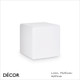 Ideal Lux - Luna, 3 Sizes - White Outdoor Modern Designer Illuminated Floor Cubes - Water Resistant - Stunning Minimalism for any Contemporary Space Ideal Lux - Luna, 3 Sizes - White Outdoor Modern Designer Illuminated Floor Cubes - Water Resistant - Stunning Minimalism for any Contemporary Space