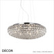 A1 Ideal Lux - King, 2 Sizes - Crystal & Chrome Modern Designer Pendant Light - Luxury Italian Chic for the Kitchen, Dining Room, Hotel or Restaurant A1 Ideal Lux - King, 2 Sizes - Crystal & Chrome Modern Designer Pendant Light - Luxury Italian Chic for the Kitchen, Dining Room, Hotel or Restaurant