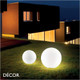 Ideal Lux - Sole, 3 Sizes - White Outdoor Modern Designer Illuminated Floor Spheres - Water Resistant - Stunning Minimalism for any Contemporary Space Ideal Lux - Sole, 3 Sizes - White Outdoor Modern Designer Illuminated Floor Spheres - Water Resistant - Stunning Minimalism for any Contemporary Space