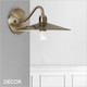 Ideal Lux - Cantina - Brass Modern Designer Wall Light - Classic Vintage Italian Design for a Kitchen, Dining Room, Bedside, Study, Hallway, Restaurant, Bistro & Café Ideal Lux - Cantina - Brass Modern Designer Wall Light - Classic Vintage Italian Design for a Kitchen, Dining Room, Bedside, Study, Hallway, Restaurant, Bistro & Café