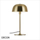 1A1 Nordlux - Cera - Brass Modern Designer Table Lamp - Classic Danish Design for a Living Room, Study, Reception Room or Bedside