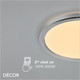 Nordlux - Oja Bath, Square, MoodMaker™ - Matt White/Chrome Modern Designer LED Ceiling Light - 3000K Warm, 4000K Neutral and Night Light - Innovative Danish Design For a Bathroom, Shower Room, Wet Room & Wash Room Nordlux - Oja Bath, Square, MoodMaker™ - Matt White/Chrome Modern Designer LED Ceiling Light - 3000K Warm, 4000K Neutral and Night Light - Innovative Danish Design For a Bathroom, Shower Room, Wet Room & Wash Room